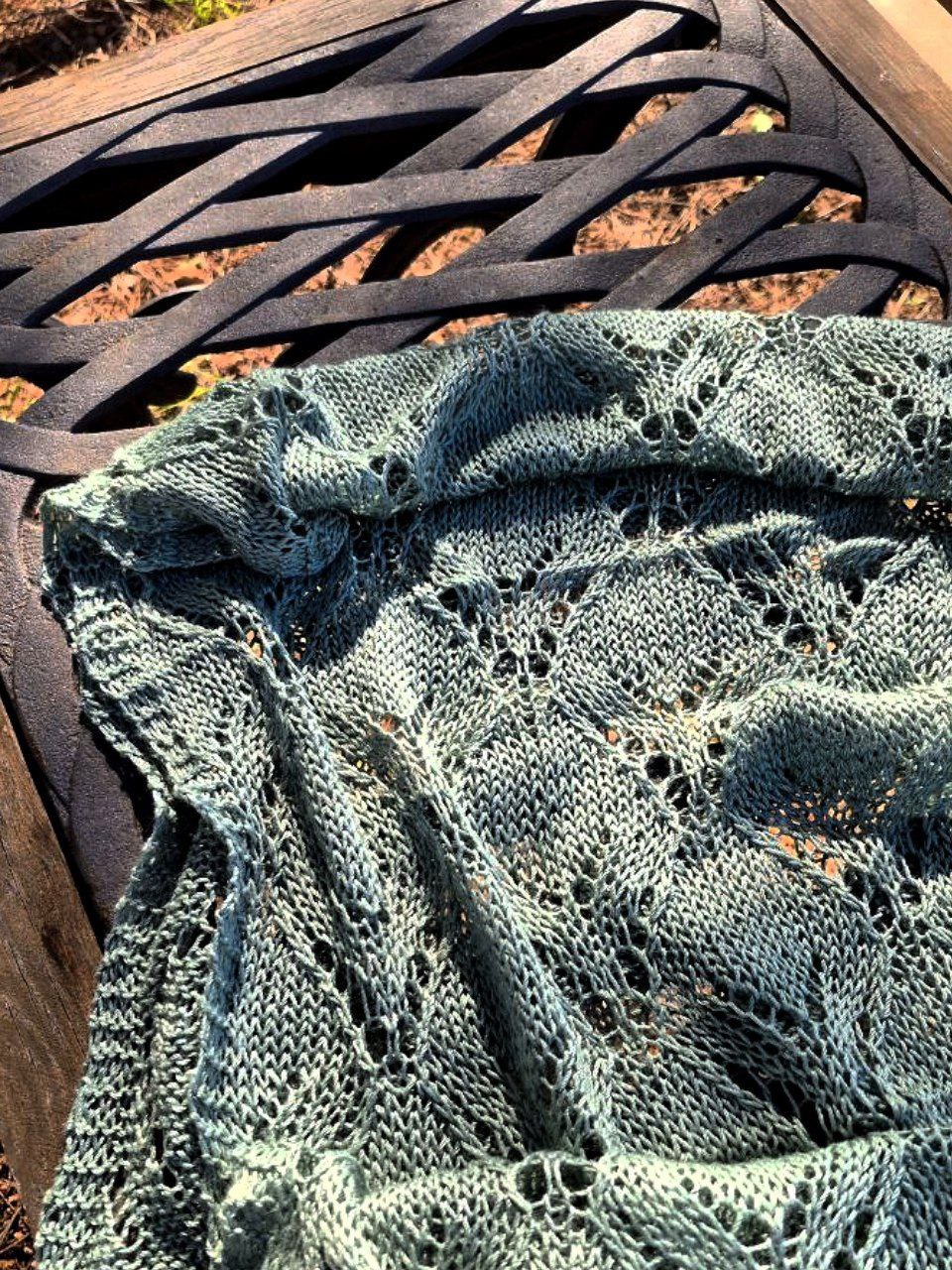 Patrón Echarpe Flor de Lys de las 3 Mosqueteras