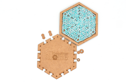 Hexágonos Modulares Personalizables (Grannies, Porta Foto, Espejo)