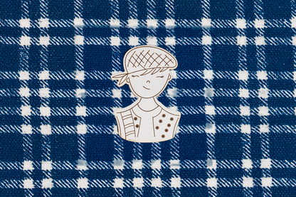 Pines de MDF Grabados