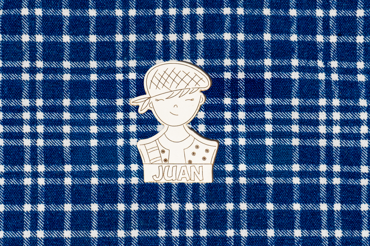 Pines PERSONALIZADOS de Madera Grabados – Fallero, Fallera