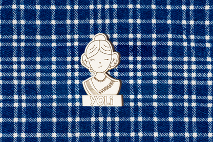 Pines PERSONALIZADOS de Madera Grabados – Fallero, Fallera