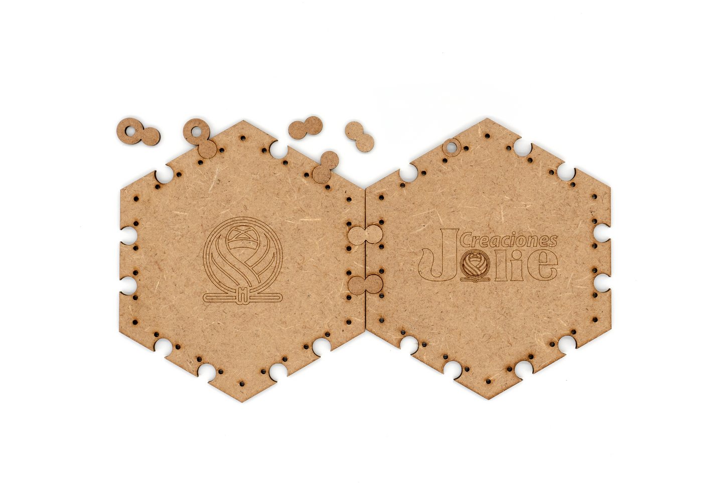 Hexágonos Modulares Personalizables (Grannies, Porta Foto, Espejo)