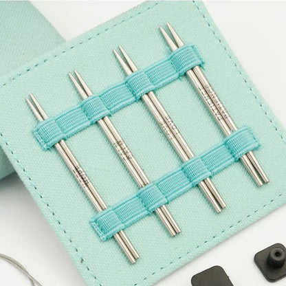 Set de agujas circulares intercambiables KnitPro Mindful Petite Mini - 5 y 7,5 cm